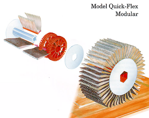 Picture of a Model Quick-Flex Modular abrasive disc